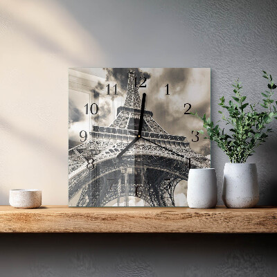Reloj de vidrio Torre Eiffel