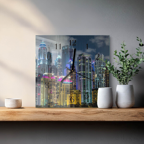 Reloj de vidrio Ciudad