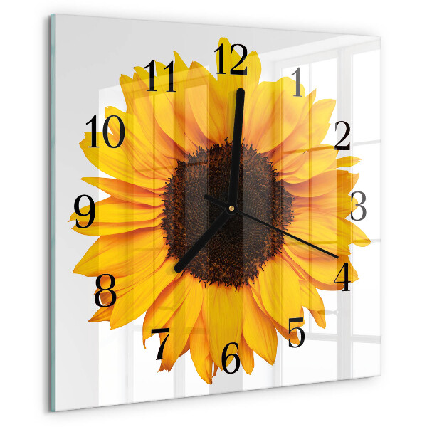 Reloj de vidrio Girasol