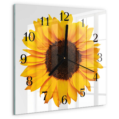 Reloj de vidrio Girasol