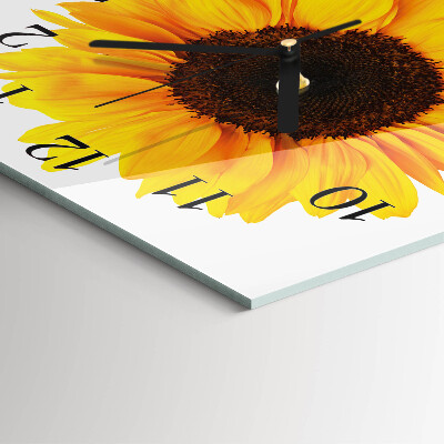 Reloj de vidrio Girasol