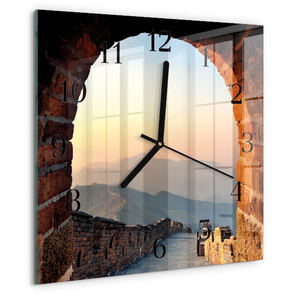 Reloj de vidrio Muralla grande china