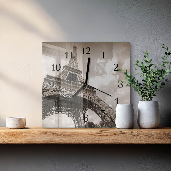 Reloj de vidrio París