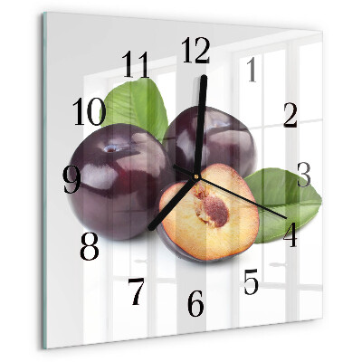 Reloj de vidrio Ciruelas