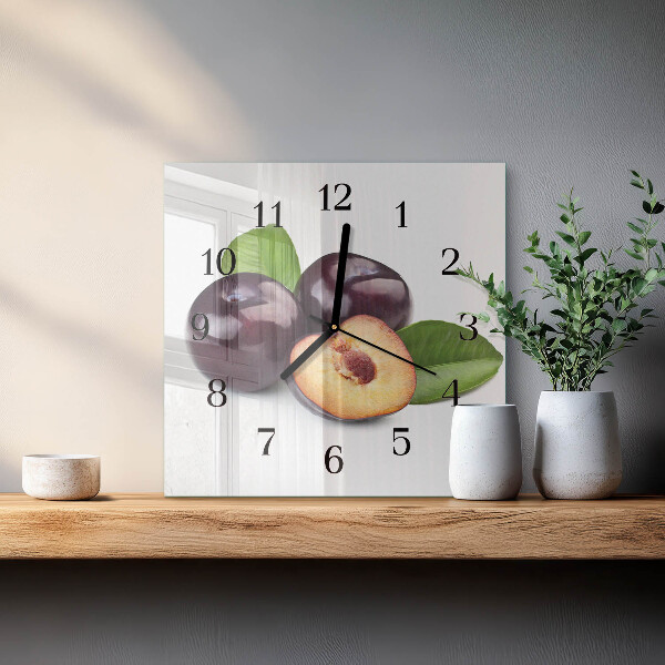 Reloj de vidrio Ciruelas
