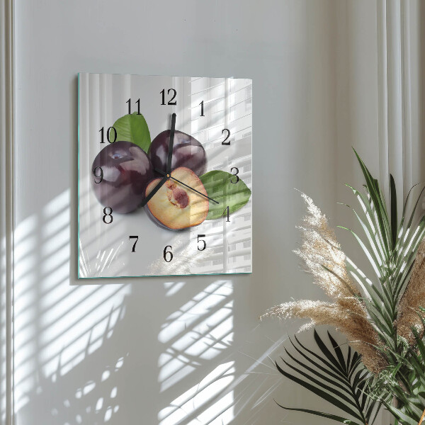Reloj de vidrio Ciruelas