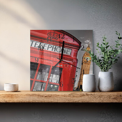 Reloj de vidrio Londres