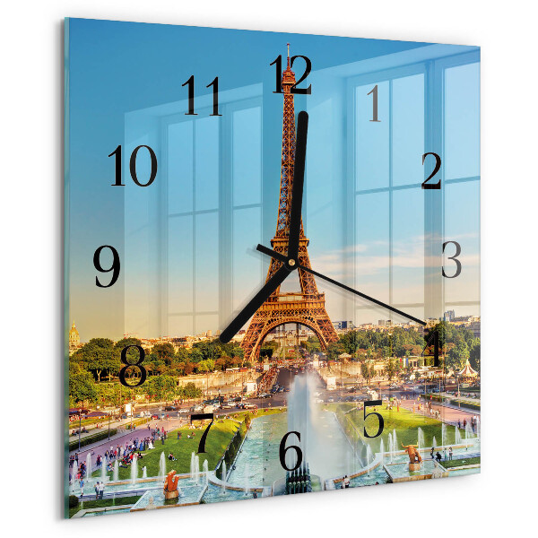 Reloj de vidrio París