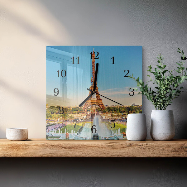 Reloj de vidrio París