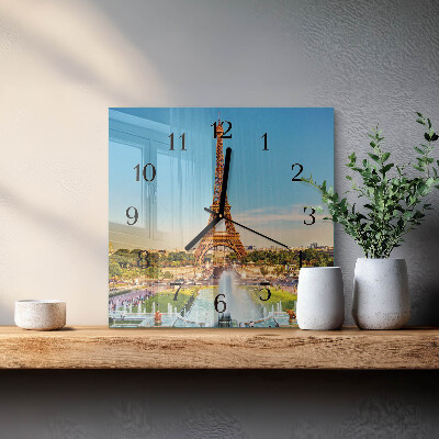 Reloj de vidrio París