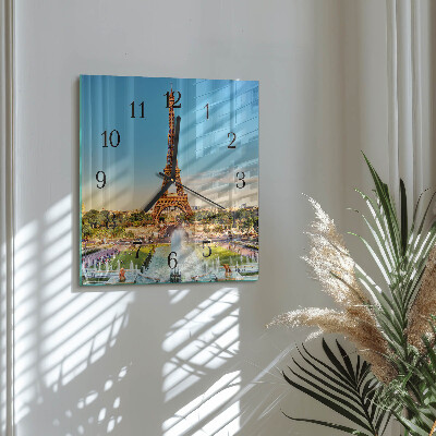 Reloj de vidrio París