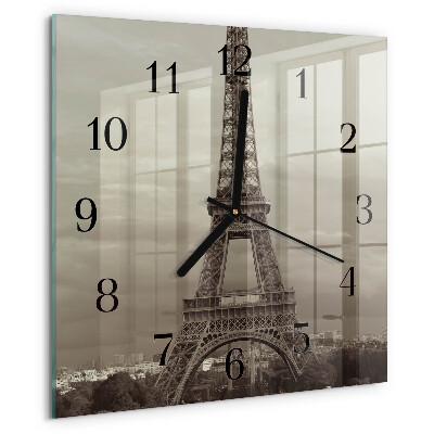Reloj de vidrio Torre Eiffel