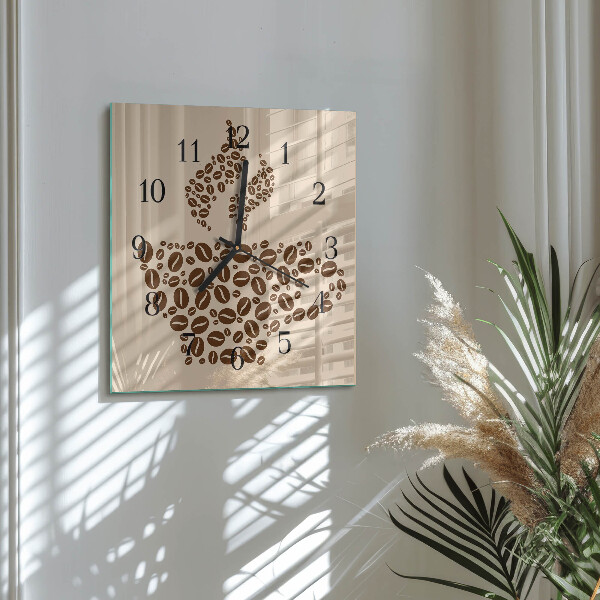 Reloj de vidrio Café