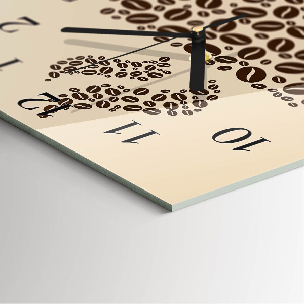 Reloj de vidrio Café
