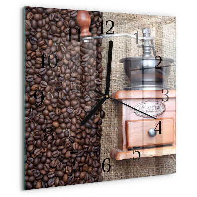 Reloj de vidrio Molinillo de café