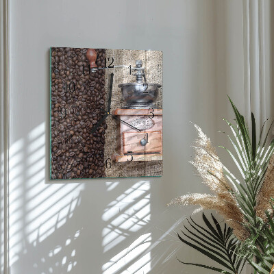 Reloj de vidrio Molinillo de café