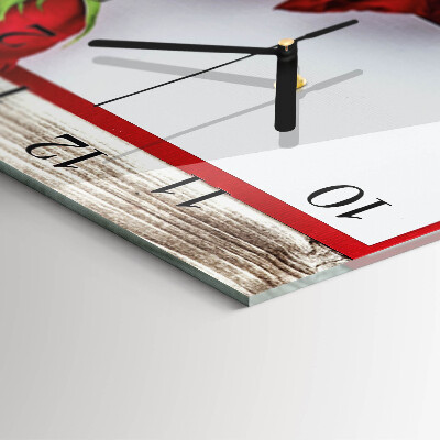 Reloj de vidrio Rosas