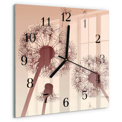 Reloj de vidrio Diente de león
