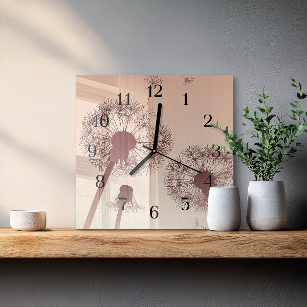 Reloj de vidrio Diente de león