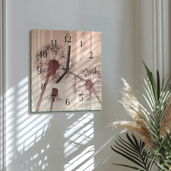 Reloj de vidrio Diente de león
