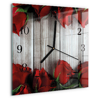 Reloj de vidrio Tabletas de rosas