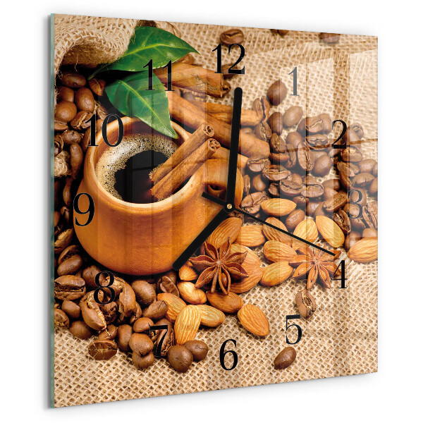 Reloj de vidrio Almendras con canela