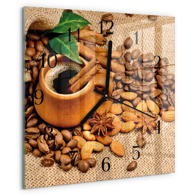 Reloj de vidrio Almendras con canela