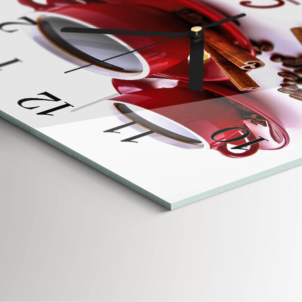 Reloj de vidrio Taza de café