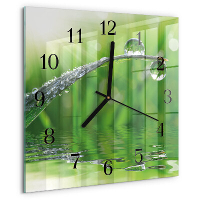 Reloj de vidrio Gotas de rocío
