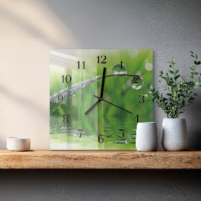 Reloj de vidrio Gotas de rocío