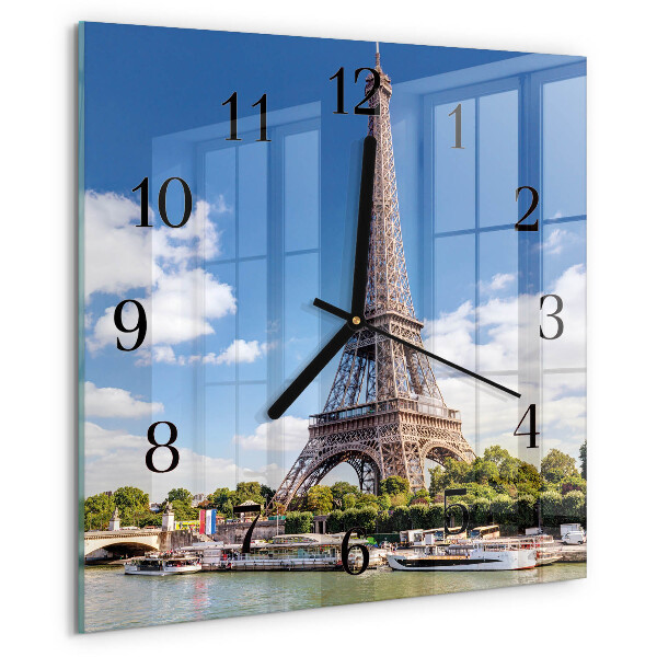 Reloj de vidrio Torre Eiffel