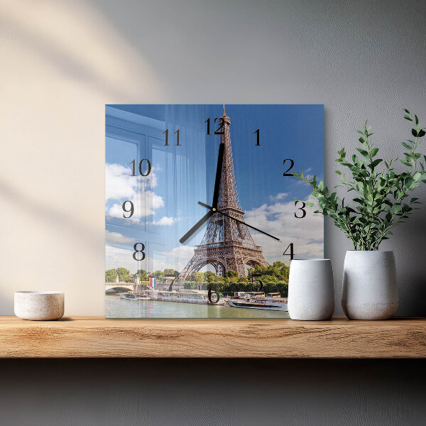 Reloj de vidrio Torre Eiffel