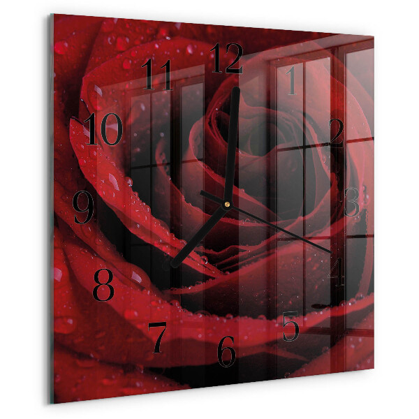 Reloj de vidrio Rosa