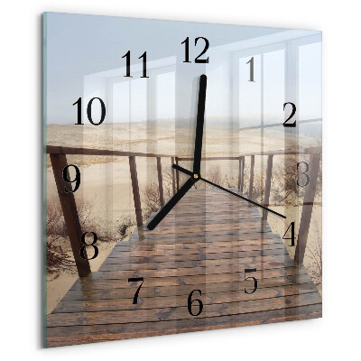 Reloj de vidrio Muelle