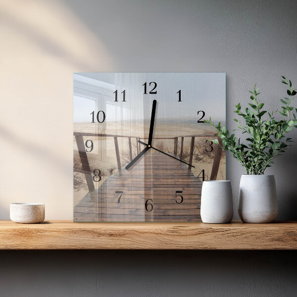 Reloj de vidrio Muelle