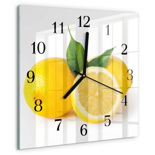 Reloj de vidrio Limones
