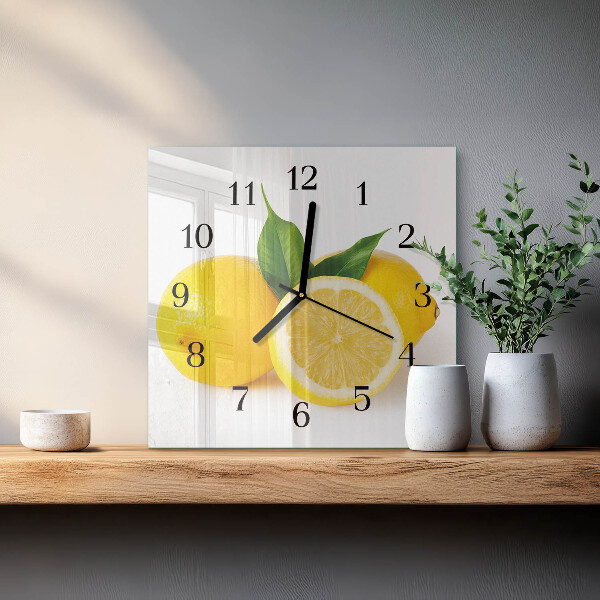 Reloj de vidrio Limones