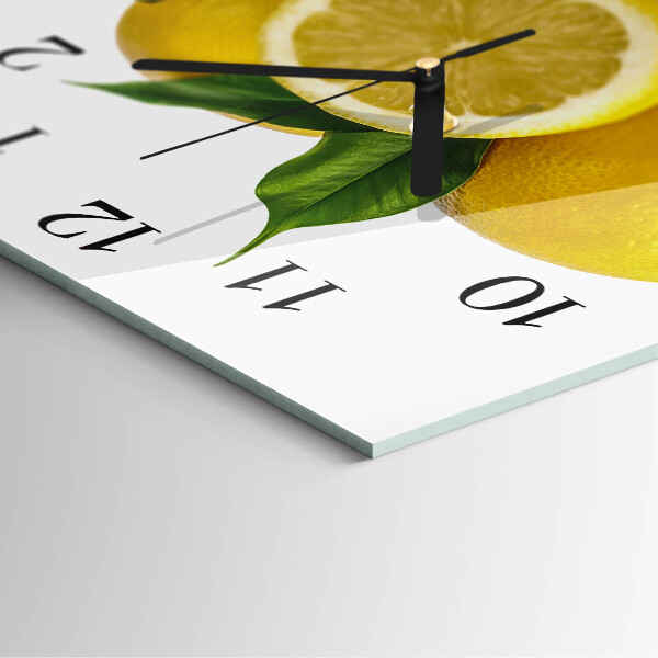 Reloj de vidrio Limones