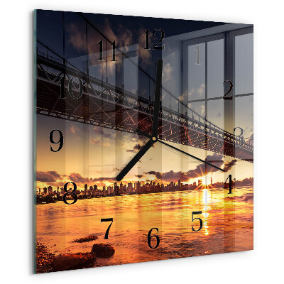 Reloj de vidrio Puente del río