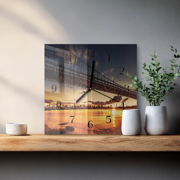 Reloj de vidrio Puente del río