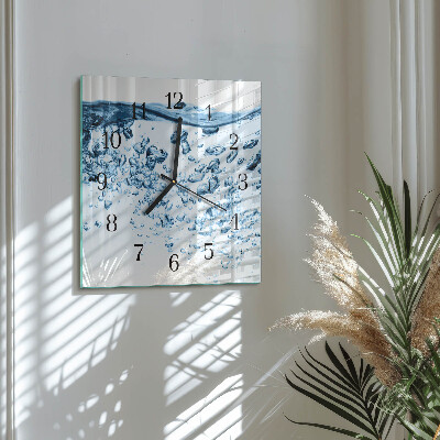 Reloj de vidrio Agua