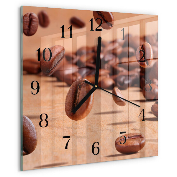 Reloj de vidrio Granos de café