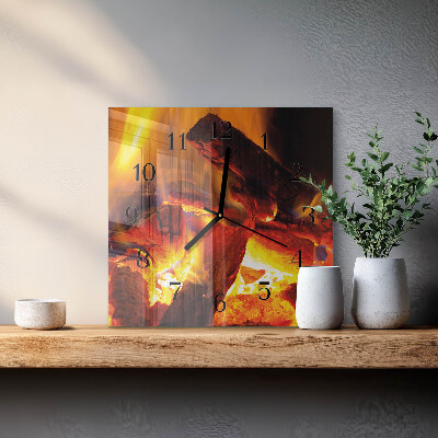 Reloj de vidrio Fuego