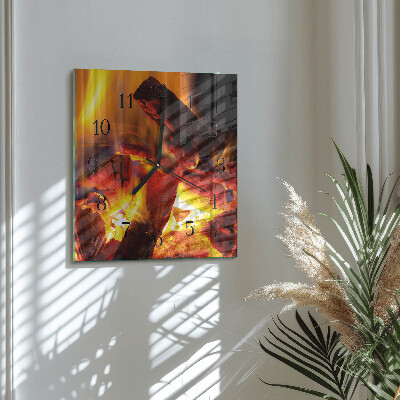 Reloj de vidrio Fuego