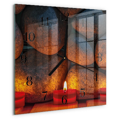 Reloj de vidrio Piedras
