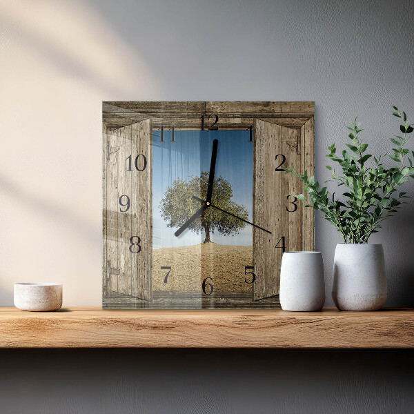 Reloj de vidrio Árbol