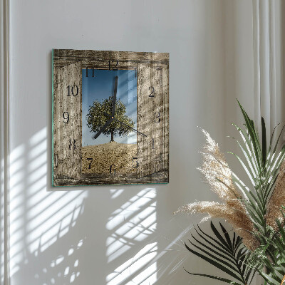 Reloj de vidrio Árbol