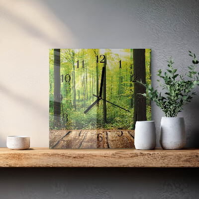 Reloj de vidrio Bosque