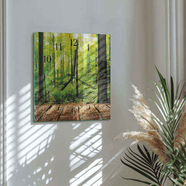 Reloj de vidrio Bosque