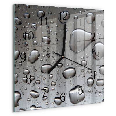 Reloj de vidrio Gotas